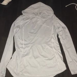 I bought at Ross, gray and white striped, medium